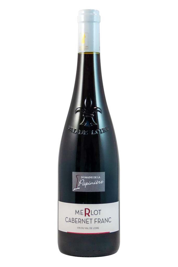 Bt 75 cl - Rouge - Domaine de la Papinière - Merlot Cabernet Franc 2020