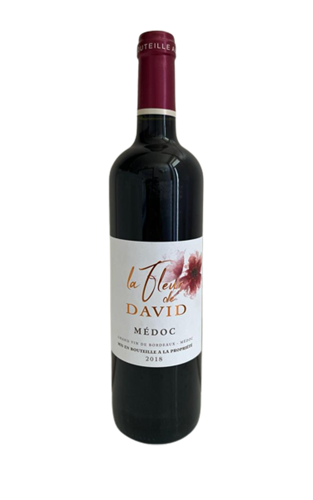 Bt 75 cl - Rouge - MEDOC Château David - La Fleur de David 2018