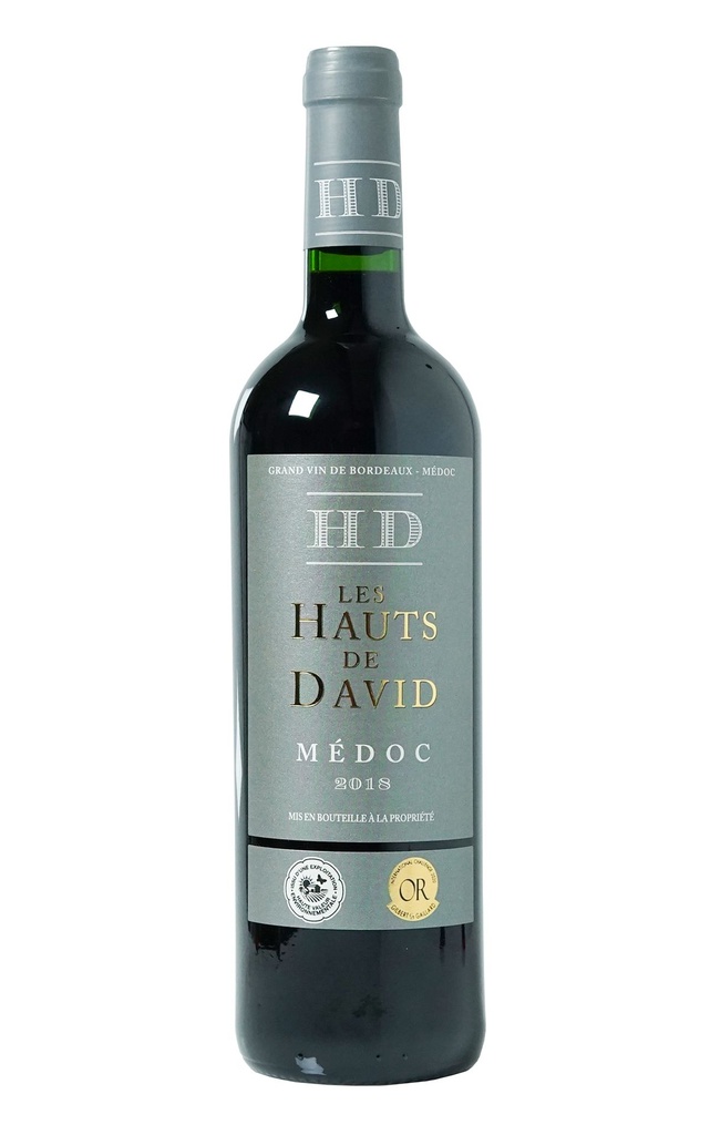 Bt 75 cl - Rouge - MEDOC - Les Hauts de David 2018