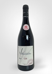 Bt 75 cl - Rouge - Domaine Villemaine - Cot - AOC Touraine